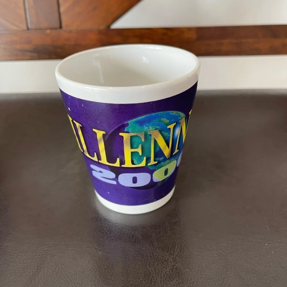 Millennium 2000 mug with box coffee Y2K tea  new in box vintage generation Z